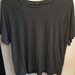 Black and white striped T-shirt